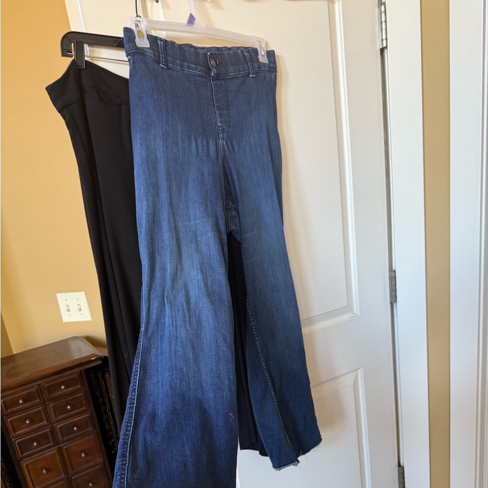 Bohemian Women's Plus Blue Jeans